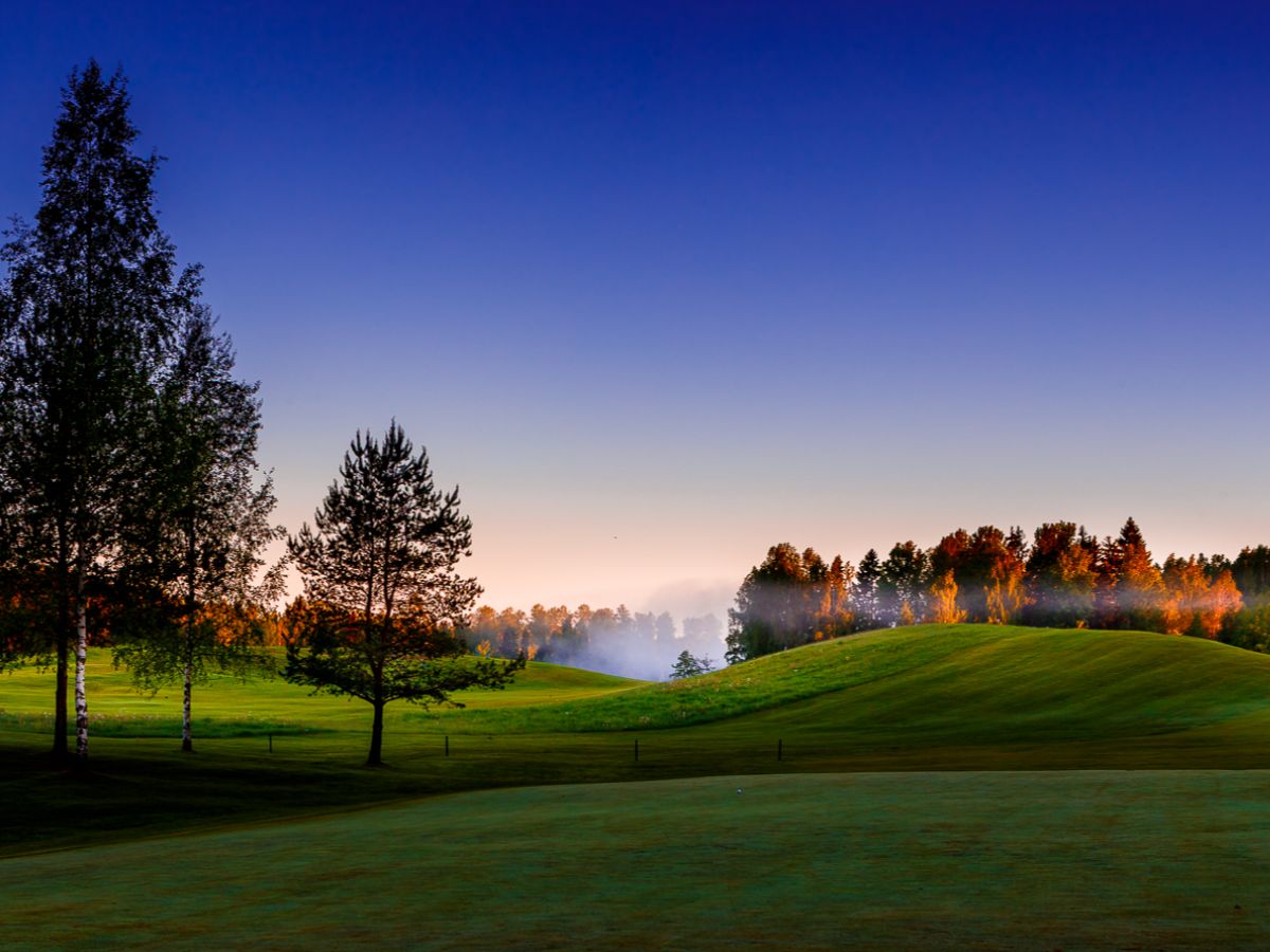 Otepää Golf Centre - fairway among the wooded hills of southern Estonia