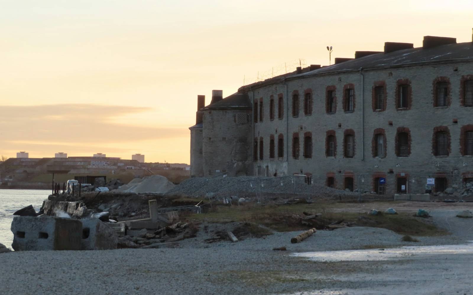 Patarei sea fortress in Tallinn - Soviet-era prison building